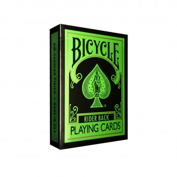 Bicycle Rider Back Reverse kortos (žalios ir juodos sp.)